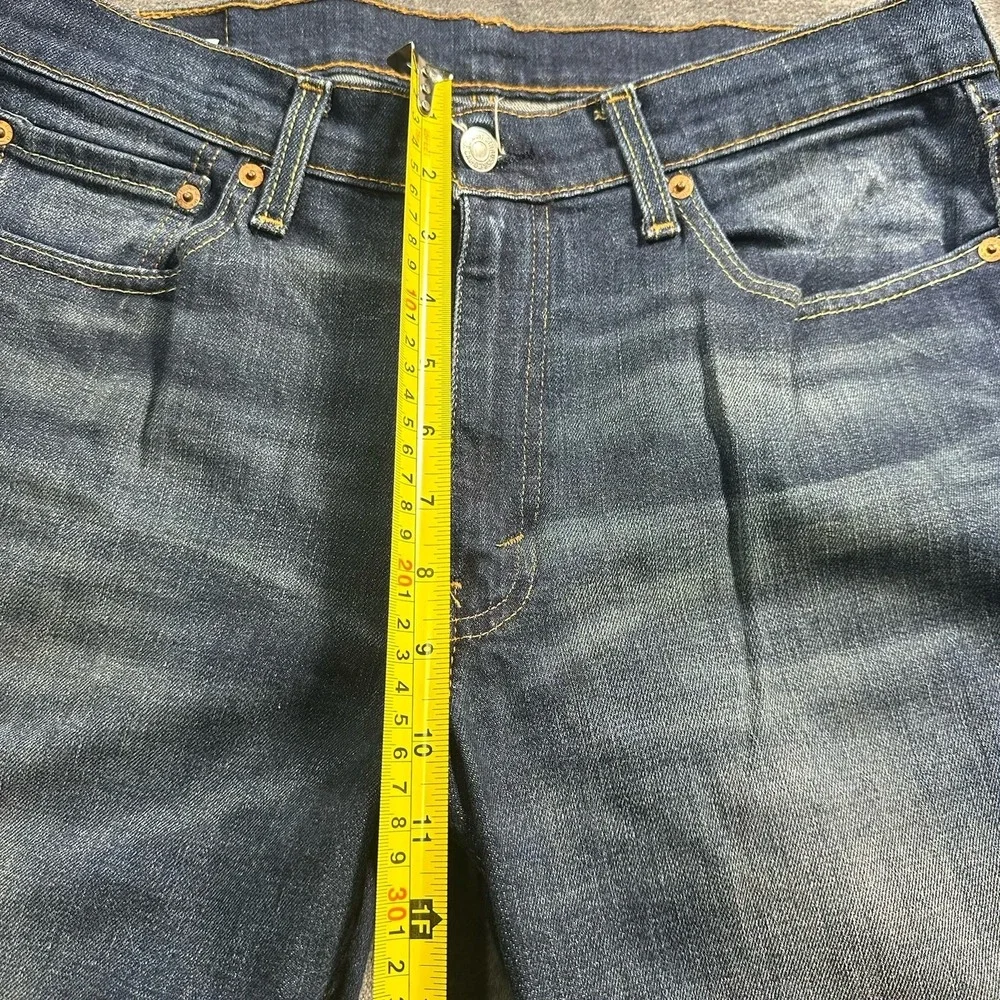 Levi's 514 Jeans Mens 33x32 Blue‎ Straight Stretch Denim Casual Everyday Washed